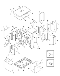 Part Location Diagram of AL314651GS Briggs and Stratton Panel-back